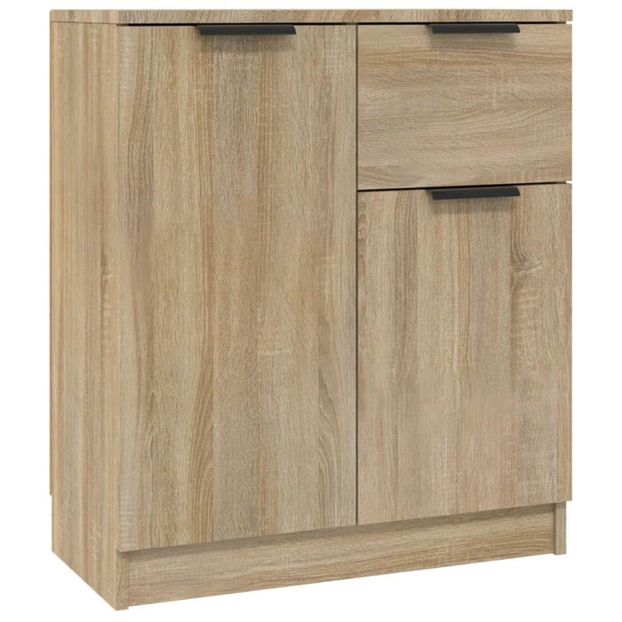 Servante, 2 piese, stejar sonoma, 60x30x70 cm, lemn prelucrat - WALTI WALTI