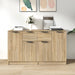 Servante, 2 piese, stejar sonoma, 60x30x70 cm, lemn prelucrat - WALTI WALTI