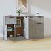 Servante, 2 piese, gri beton, 60x30x70 cm, lemn prelucrat - WALTI WALTI