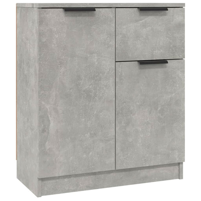 Servante, 2 piese, gri beton, 60x30x70 cm, lemn prelucrat - WALTI WALTI