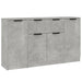 Servante, 3 piese, gri beton, lemn prelucrat - WALTI WALTI