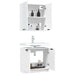 Set dulapuri de baie, 2 piese, alb, lemn prelucrat - WALTI WALTI