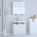 Set dulapuri de baie, 2 piese, alb, lemn prelucrat - WALTI WALTI