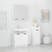 Set dulapuri de baie, 3 piese, alb, lemn prelucrat - WALTI WALTI