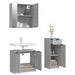 Set dulapuri de baie, 3 piese, gri sonoma, lemn prelucrat - WALTI WALTI