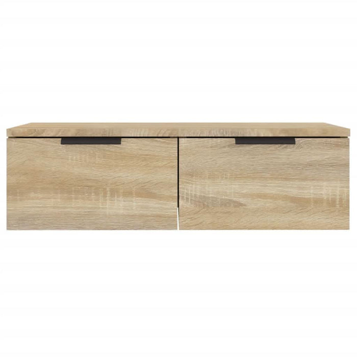 Dulapuri perete 2 buc, stejar sonoma 68x30x20 cm lemn prelucrat - WALTI WALTI