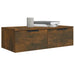 Dulapuri perete 2 buc. stejar afumat 68x30x20 cm lemn prelucrat - WALTI WALTI
