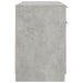 Birou cu dulap lateral, gri beton, lemn prelucrat - WALTI WALTI