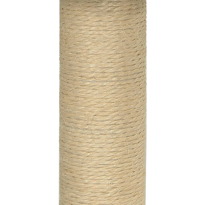 Ansamblu de pisici cu stâlp din funie de sisal, crem, 74 cm - WALTI WALTI