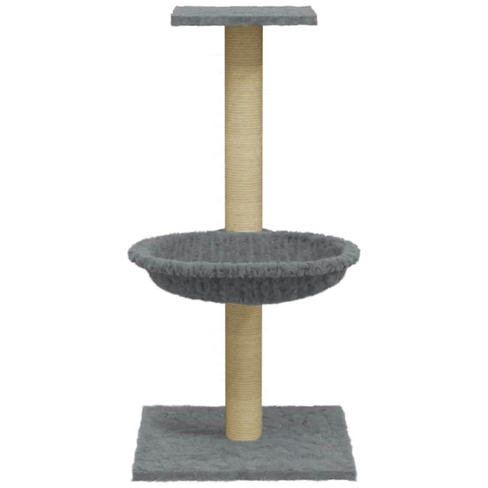 Ansamblu de pisici, stâlp din funie sisal, gri deschis, 74 cm - WALTI WALTI