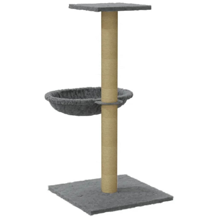 Ansamblu de pisici, stâlp din funie sisal, gri deschis, 74 cm - WALTI WALTI