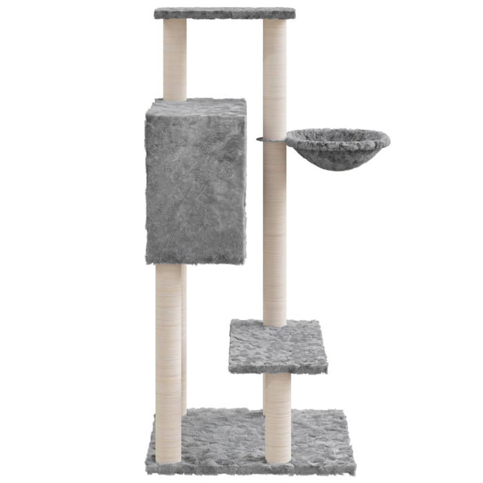 Ansamblu pisici, stâlpi din funie sisal, gri deschis, 108,5 cm - WALTI WALTI