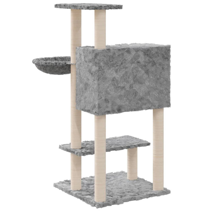 Ansamblu pisici, stâlpi din funie sisal, gri deschis, 108,5 cm - WALTI WALTI