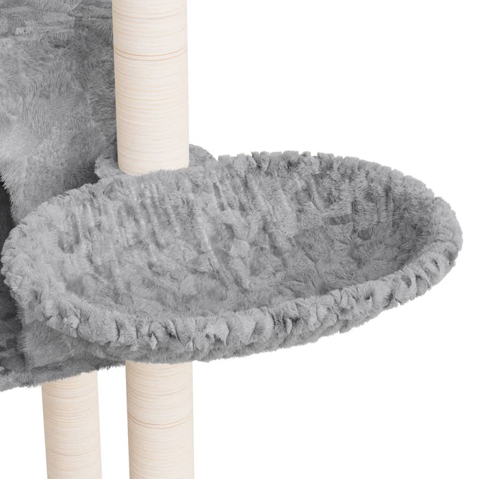 Ansamblu pisici, stâlpi din funie sisal, gri deschis, 108,5 cm - WALTI WALTI