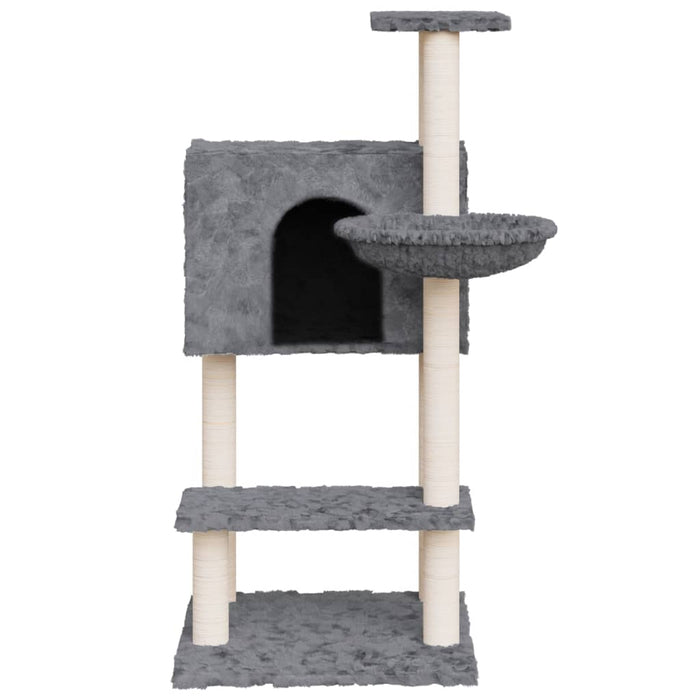 Ansamblu pisici, stâlpi din funie sisal, gri închis, 108,5 cm - WALTI WALTI