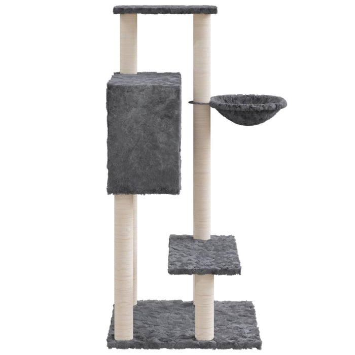 Ansamblu pisici, stâlpi din funie sisal, gri închis, 108,5 cm - WALTI WALTI