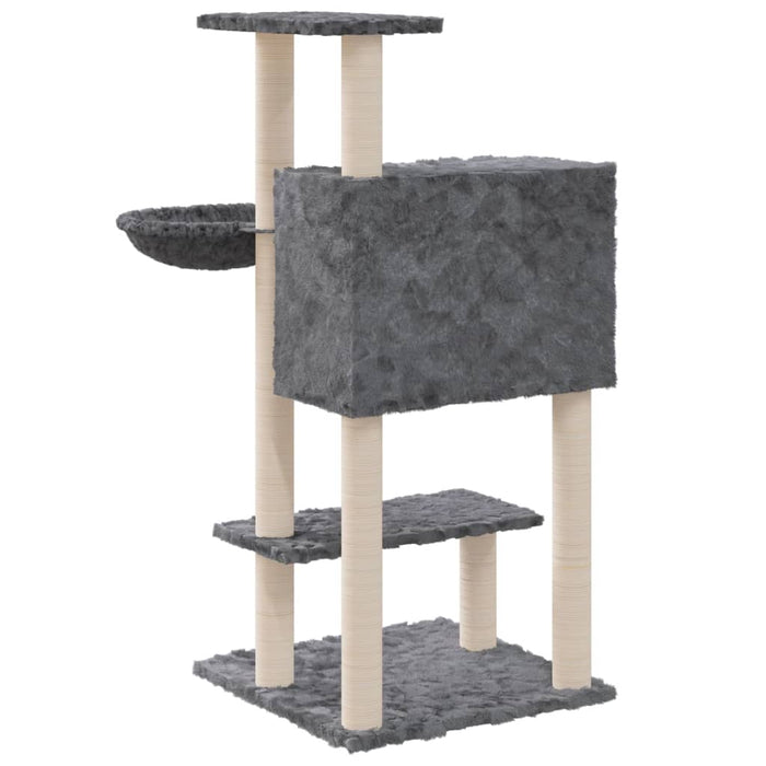 Ansamblu pisici, stâlpi din funie sisal, gri închis, 108,5 cm - WALTI WALTI
