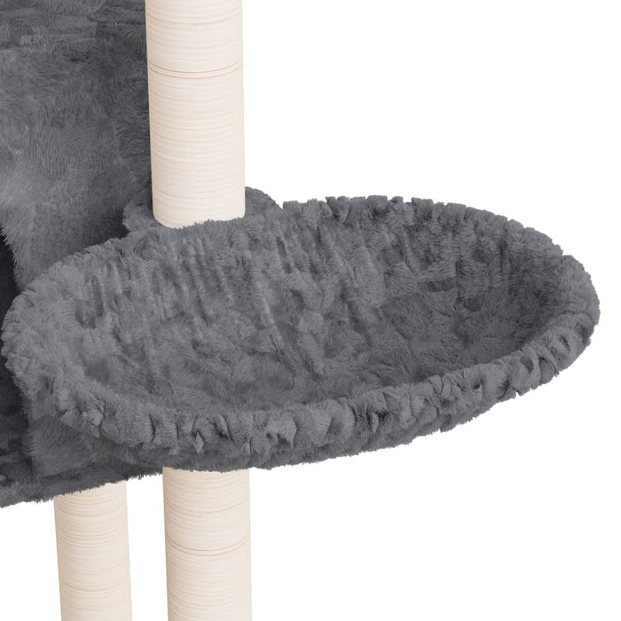 Ansamblu pisici, stâlpi din funie sisal, gri închis, 108,5 cm - WALTI WALTI