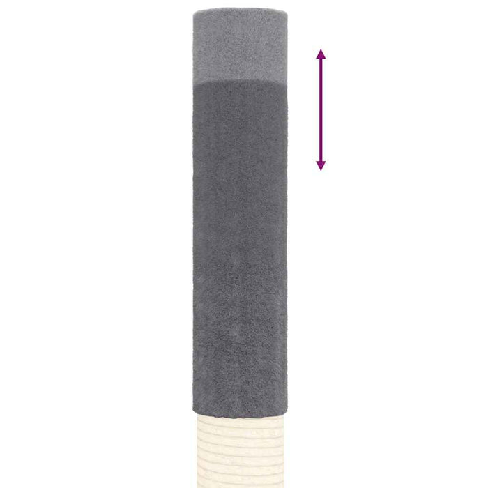 Ansamblu pisici din podea până la tavan, gri închis, 277-303 cm - WALTI WALTI