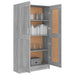 Bibliotecă, gri sonoma, 82,5x30,5x150 cm, lemn prelucrat - WALTI WALTI