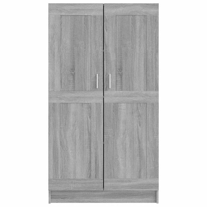 Bibliotecă, gri sonoma, 82,5x30,5x150 cm, lemn prelucrat - WALTI WALTI