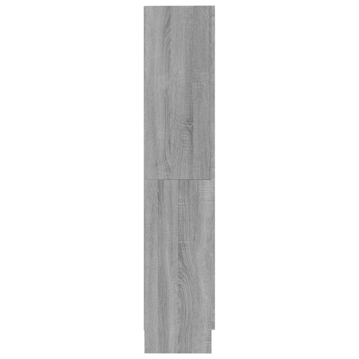 Bibliotecă, gri sonoma, 82,5x30,5x150 cm, lemn prelucrat - WALTI WALTI