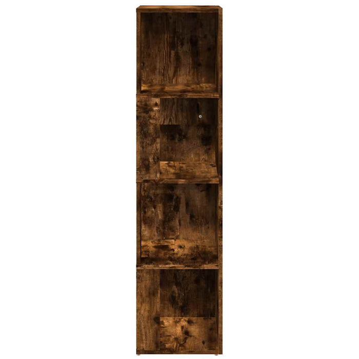 Dulap colțar, stejar fumuriu, 33x33x132 cm, lemn prelucrat - WALTI WALTI