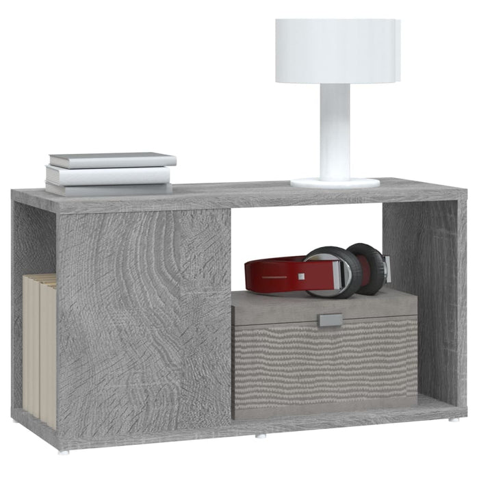 Comodă TV, gri sonoma, 60x24x32 cm , lemn compozit - WALTI WALTI