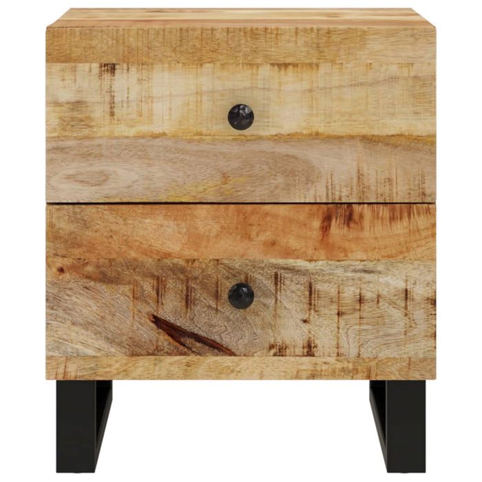 Noptiere, 2 buc., 40x33x46 cm, lemn masiv de acacia - WALTI WALTI