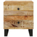 Noptiere, 2 buc., 40x33x46 cm, lemn masiv de acacia - WALTI WALTI