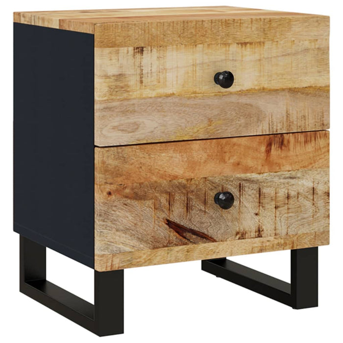 Noptiere, 2 buc., 40x33x46 cm, lemn masiv de acacia - WALTI WALTI