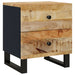 Noptiere, 2 buc., 40x33x46 cm, lemn masiv de acacia - WALTI WALTI