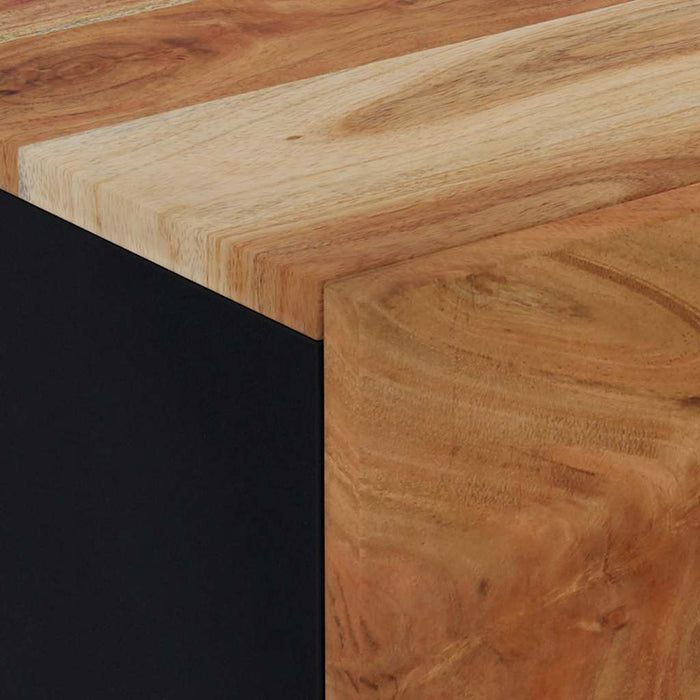 Noptiere, 2 buc., 40x33x46 cm, lemn masiv de acacia - WALTI WALTI
