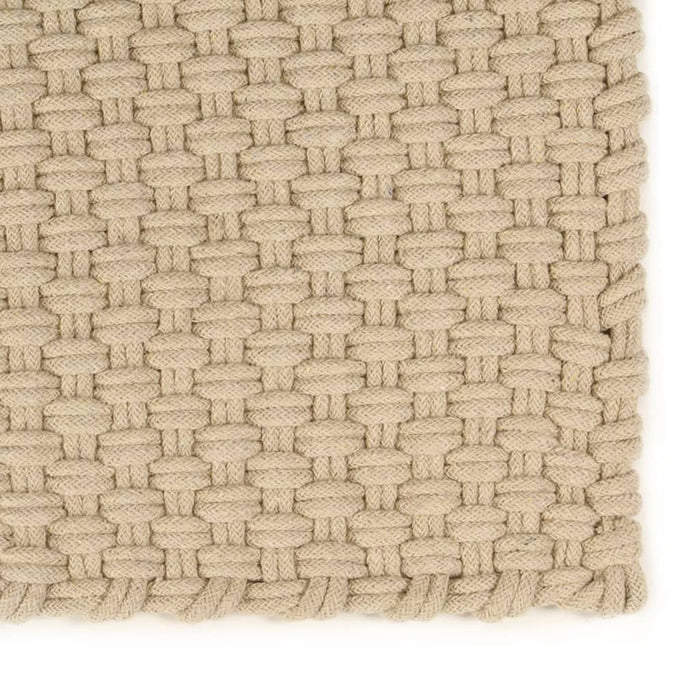 Covor dreptunghiular, natural, 160x230 cm, bumbac - WALTI WALTI