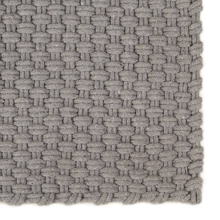 Covor dreptunghiular, gri, 160x230 cm, bumbac - WALTI WALTI