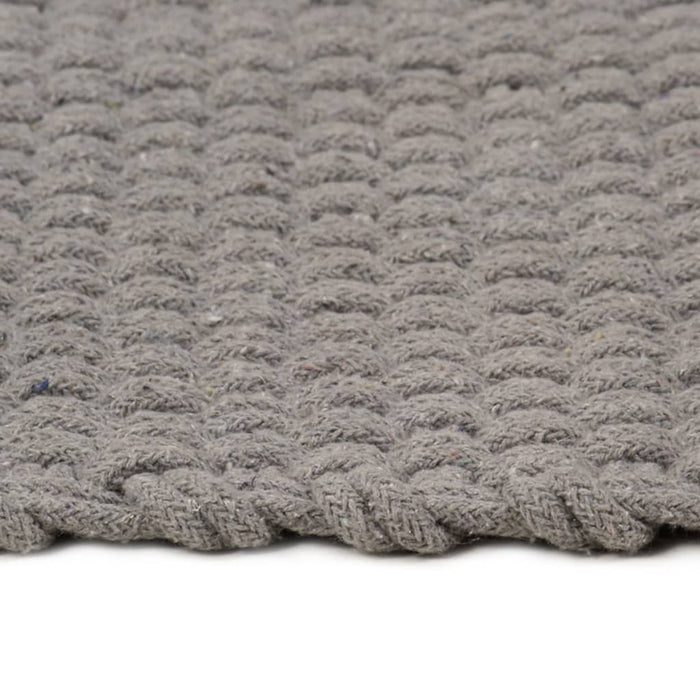 Covor dreptunghiular, gri, 160x230 cm, bumbac - WALTI WALTI