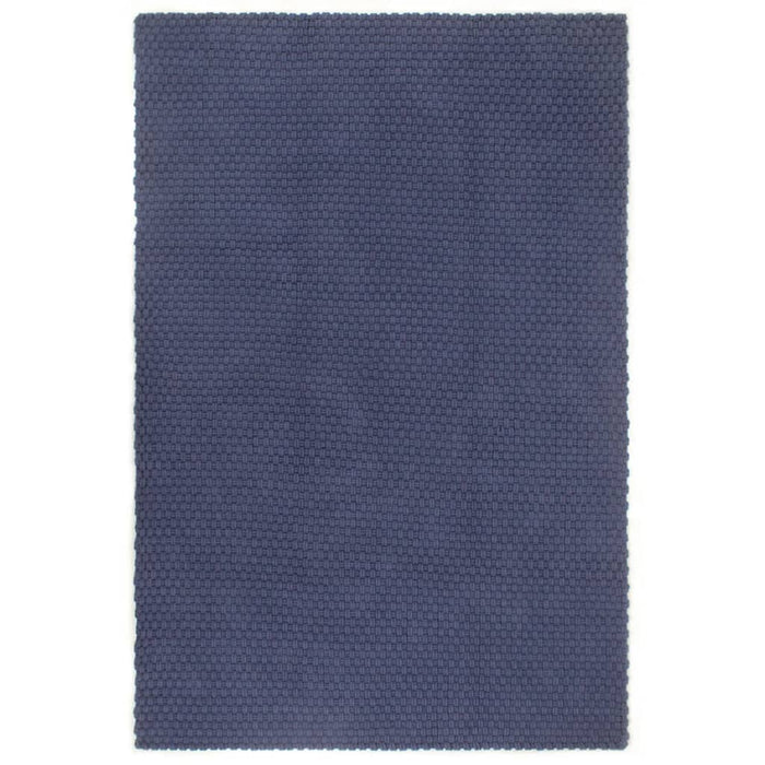 Covor dreptunghiular, bleumarin, 160x230 cm, bumbac - WALTI WALTI
