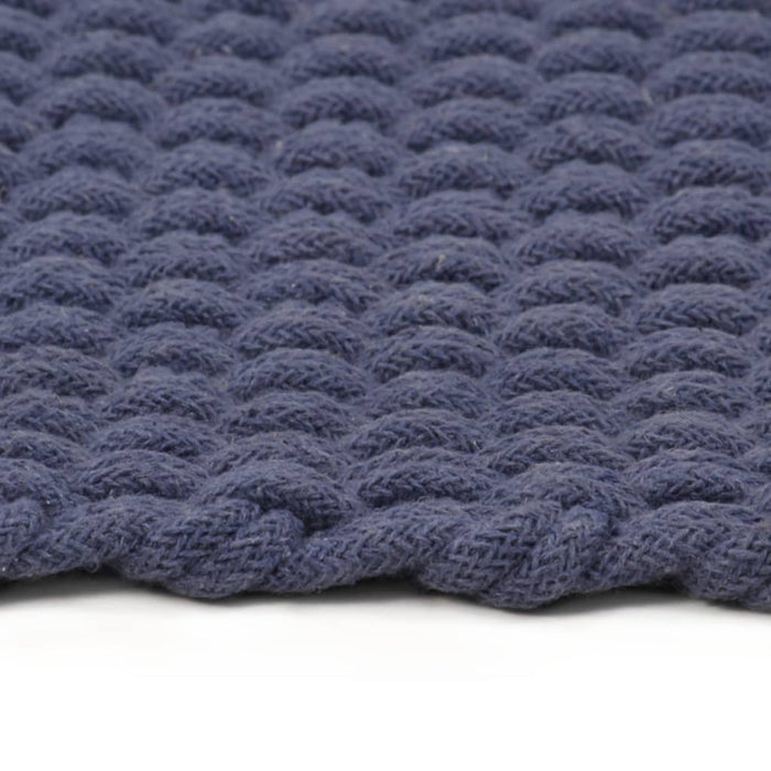 Covor dreptunghiular, bleumarin, 160x230 cm, bumbac - WALTI WALTI