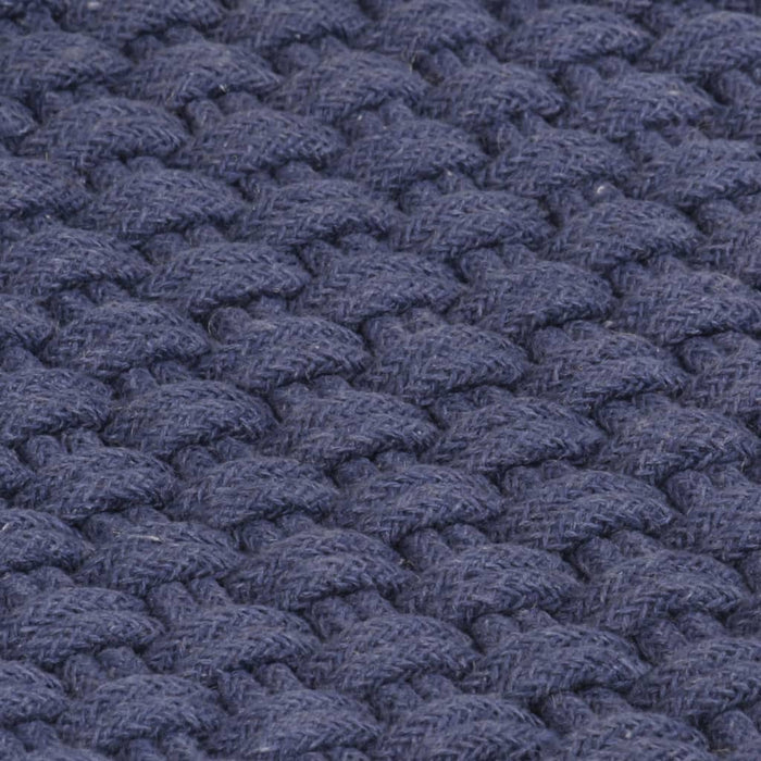 Covor dreptunghiular, bleumarin, 160x230 cm, bumbac - WALTI WALTI
