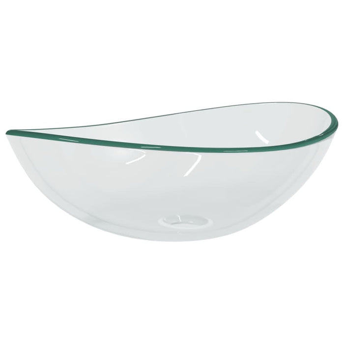 Chiuvetă, transparent, 54,5x35x15,5 cm, sticlă securizată - WALTI WALTI