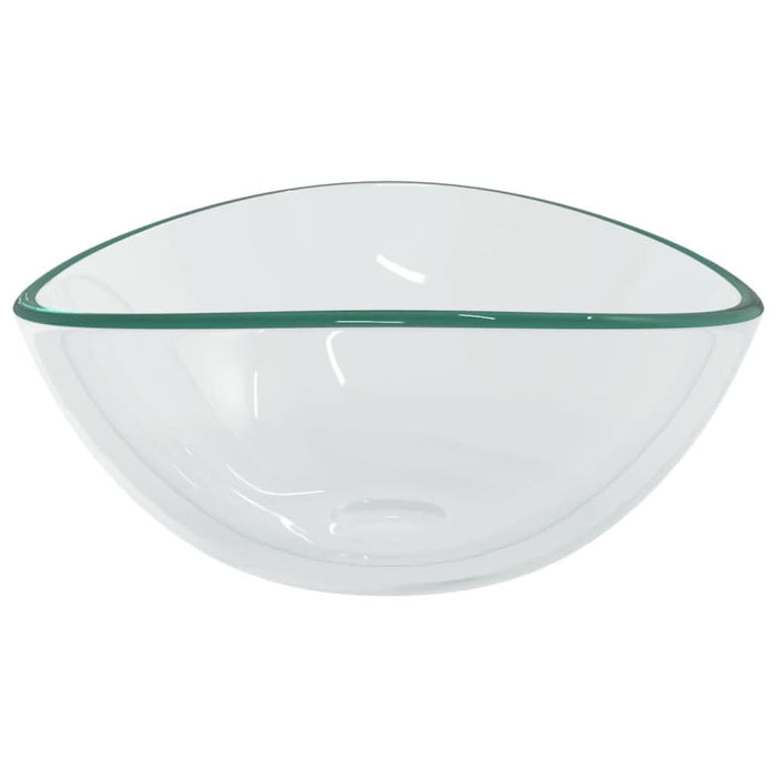 Chiuvetă, transparent, 54,5x35x15,5 cm, sticlă securizată - WALTI WALTI