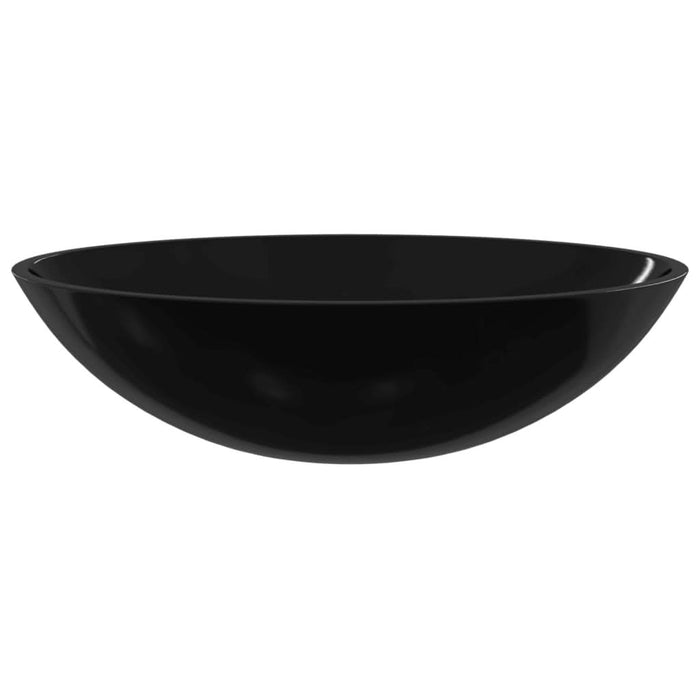 Chiuvetă din sticlă, negru, 50x37x14 cm - WALTI WALTI