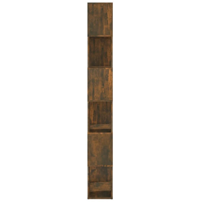 Bibliotecă/Separator de cameră, stejar fumuriu, 60x24x186 cm - WALTI WALTI