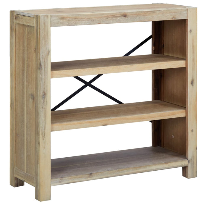 Bibliotecă cu 3 rafturi, 80x30x80 cm, lemn masiv de acacia - WALTI WALTI