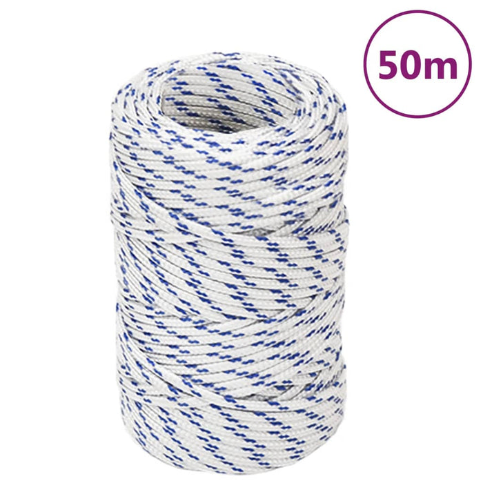 Frânghie de barcă, alb, 2 mm, 50 m, polipropilenă - WALTI WALTI
