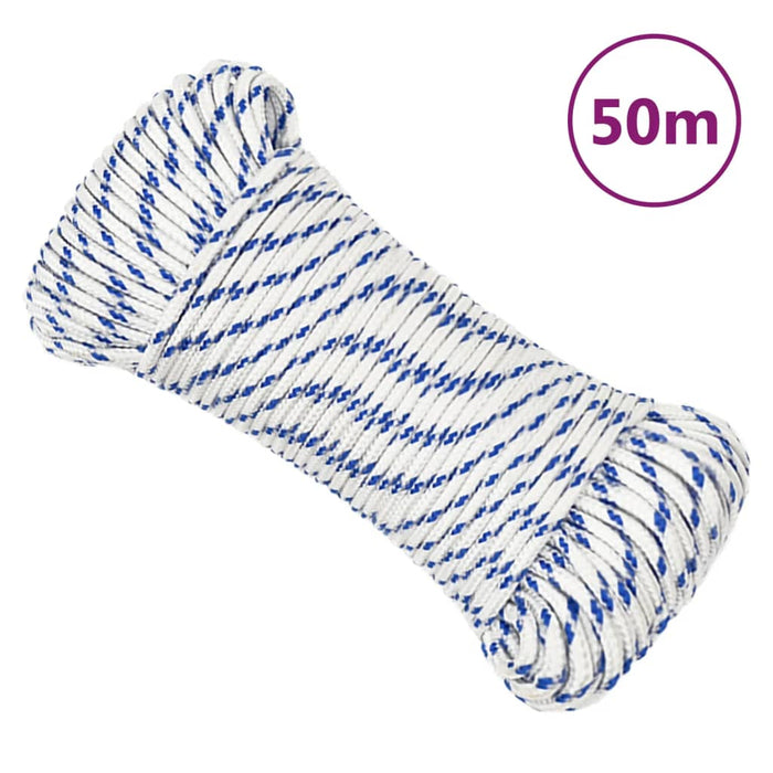 Frânghie de barcă, alb, 3 mm, 50 m, polipropilenă - WALTI WALTI