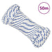Frânghie de barcă, alb, 3 mm, 50 m, polipropilenă - WALTI WALTI