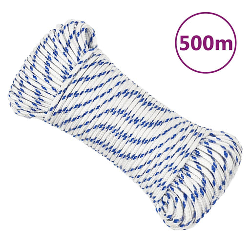Frânghie de barcă, alb, 4 mm, 500 m, polipropilenă - WALTI WALTI