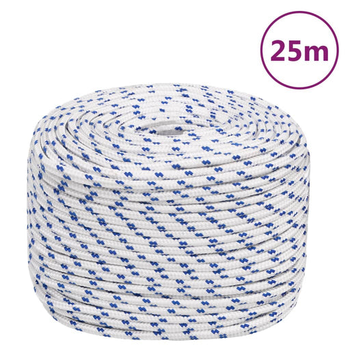 Frânghie de barcă, alb, 6 mm, 25 m, polipropilenă - WALTI WALTI