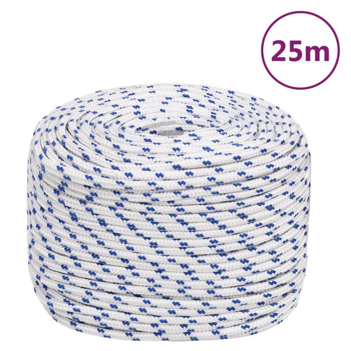 Frânghie de barcă, alb, 6 mm, 25 m, polipropilenă - WALTI WALTI